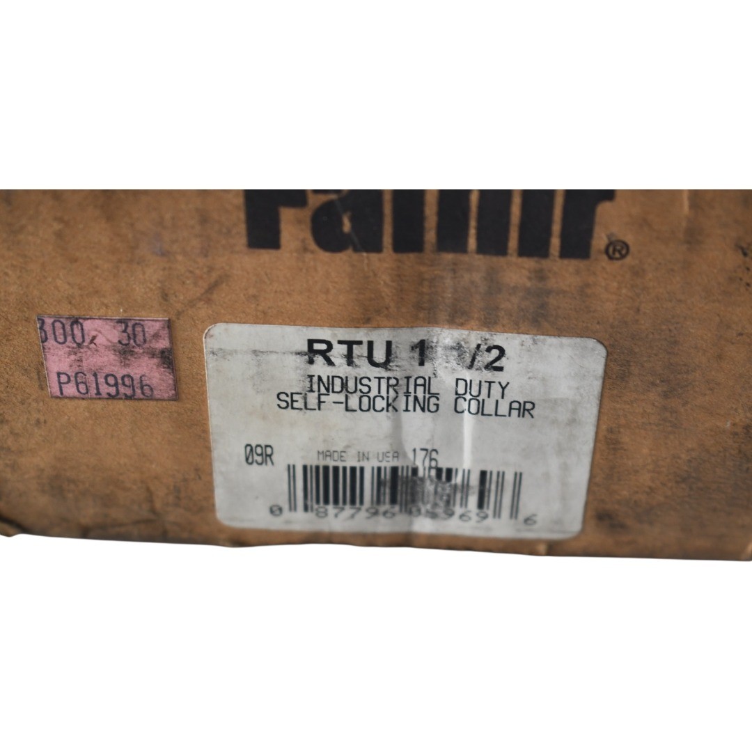 NEW Fafnir RTU 1/2 Take Up Ball Bearing Unit 0.5 Inch Bore Side Mount Collar
