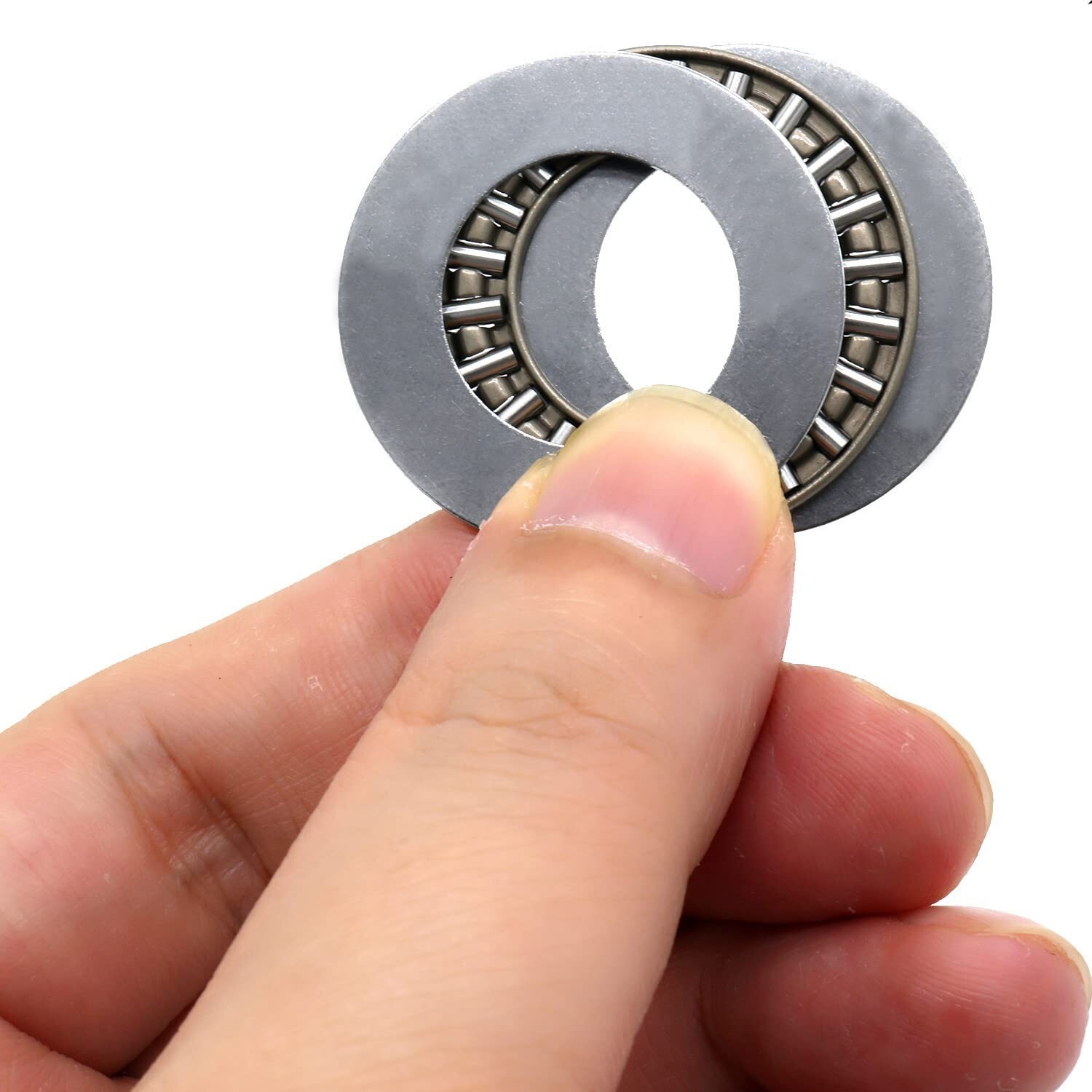 2 Sets Thrust Needle Roller Bearings With Washers 20mm Bore 35mm OD 2mm Width