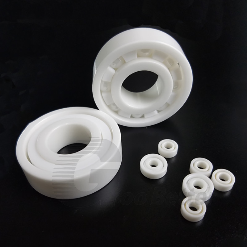 Miniature Ceramics Bearing ZrO2 Hybrid Ball Bearing Zirconium Oxide Bore 3mm-9mm