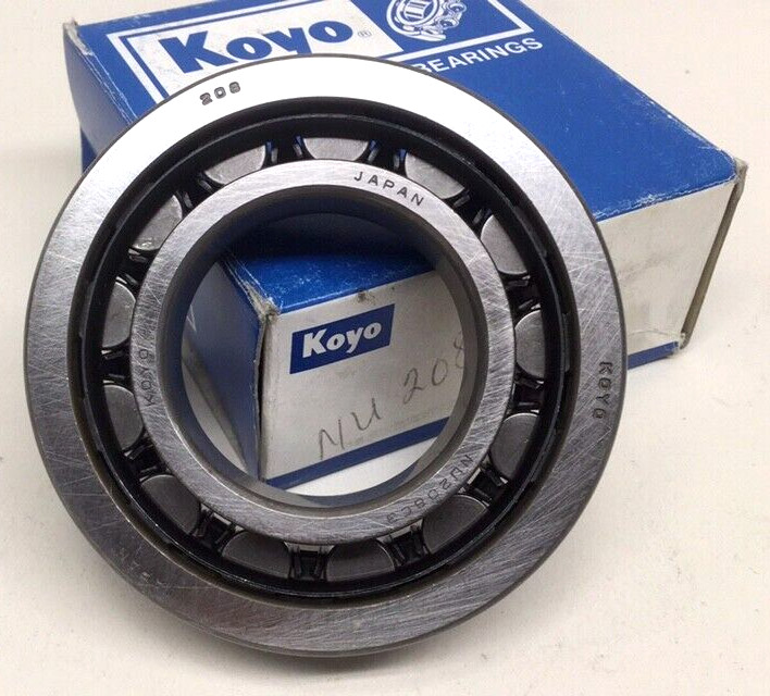 Koyo NU208C3 S9702 Roller Bearing Outer Roller W/Inner Race 18mm 40mm 80mm