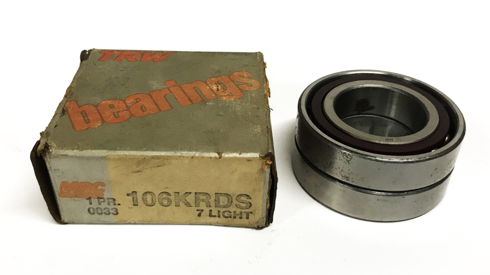 TRW/MRC Angular Contact Ball Bearing Pair 106KRDS NOS