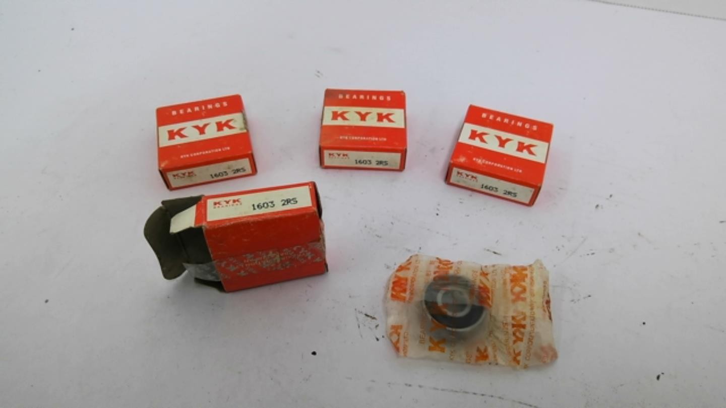 KYK 1603 2RS Bearing Lot of 4