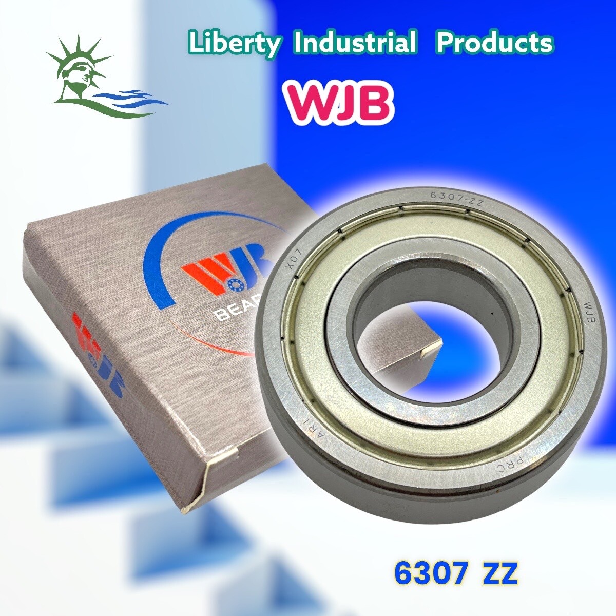 WJB 6307-ZZ Ball Bearing Premium Bearing Source Metal Shielded 35x80x21 mm
