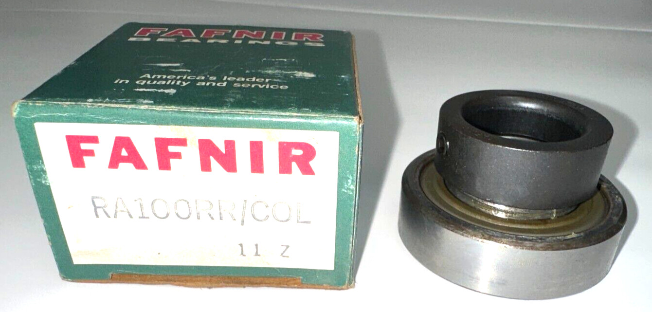 FAFNIR BALL INSERT BEARING RA100RR/COL 15MM OR WIDTH 52MM OD 1″ BORE