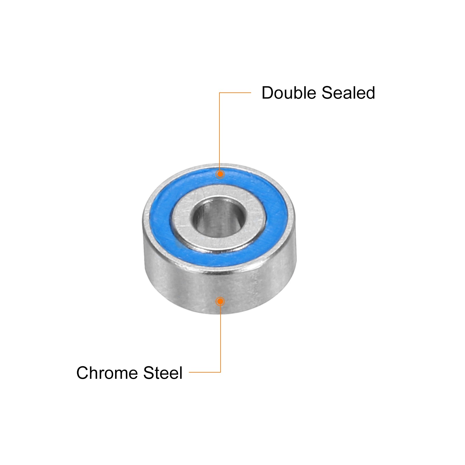 15pcs Ball Bearings MR62-2RS 2x6x2.5mm P6 for ABEC 3
