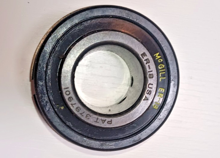 2 Pack – ER-18 1-1/8″ Ball Insert Bearing – Made In USA – New Old Stock