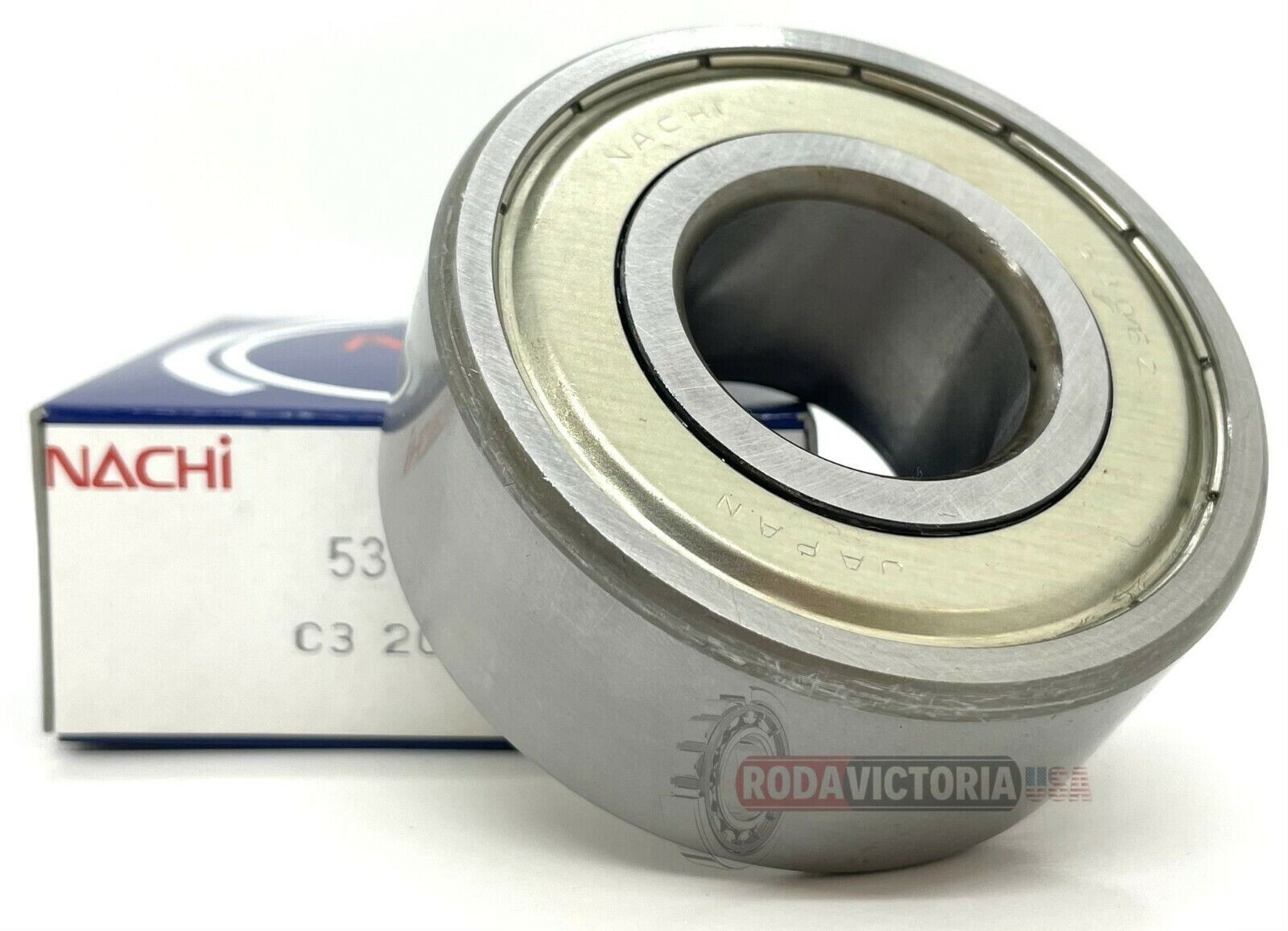 NACHI 5306ZZ C3 JAPAN 2 Rows Angular Contact Bearing 30x72x30.2 Bearings Rolling
