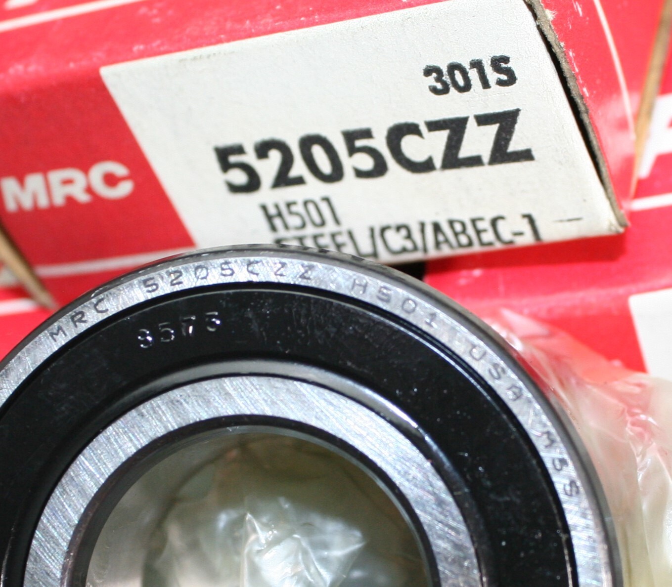 One (1) MRC 5205 CZZ H501 Angular Contact Bearing 25MM ID USA NEW