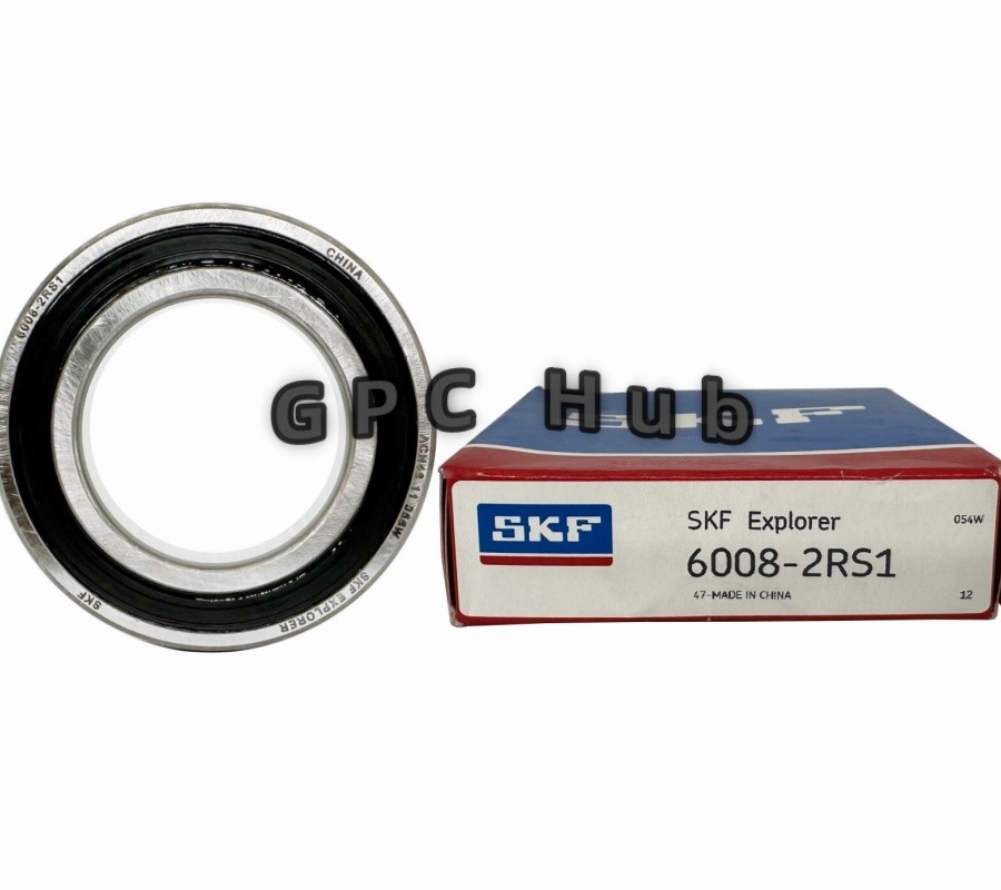1PC NEW SKF 6008 2RS1 DEEP GROOVE BALL BEARING, RUBBER SEALED 40x68x15 Fast ship