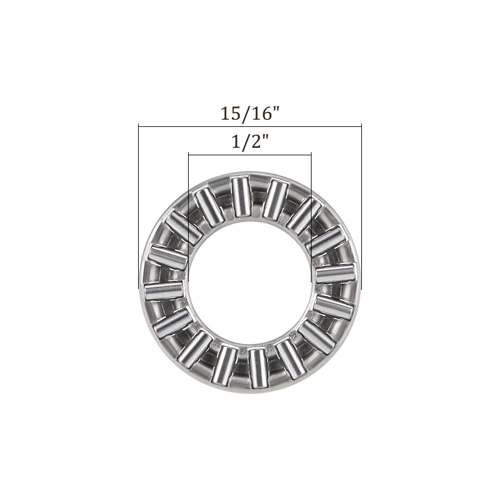 10pcs NTA815 Thrust Needle Roller Bearings 1/2 Inch x 15/16 Inch x 5/64 Inch