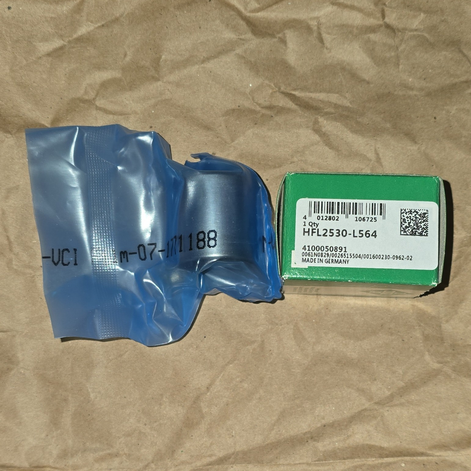 INA Needle Roller Bearing HFL2530-L564 Steel 25mm Bore 32mm OD x 30mm