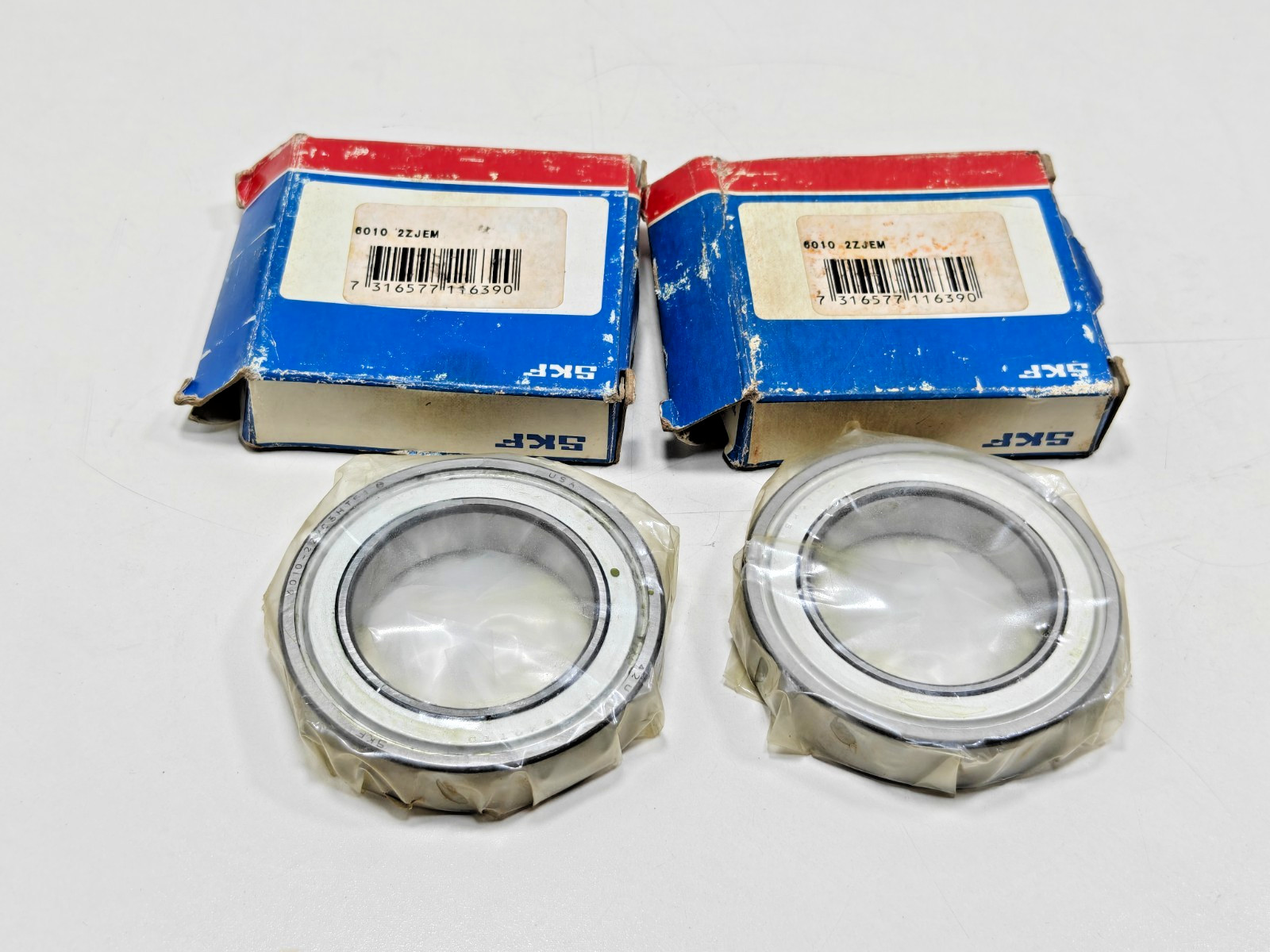 (2Pcs) 6010-2Z/C3HT51 SKF Deep Groove Ball Bearing SKF C110KS / 6010-2Z JEM USA