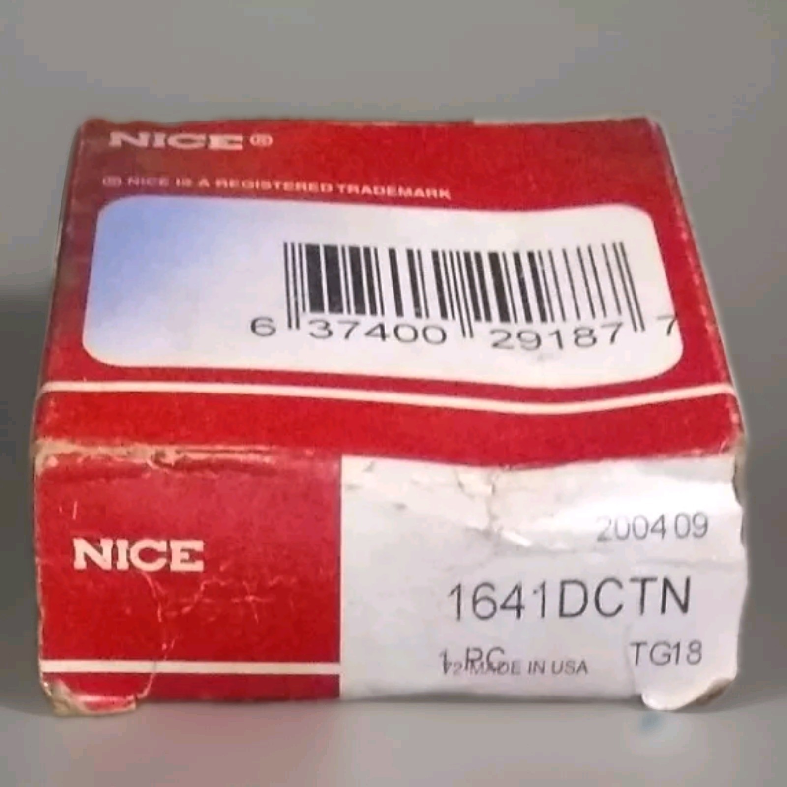 Nice 1641DCTN Single Row Ball Bearing.2″ OD,1″ Bore: Dynamic Load: 2967lbf
