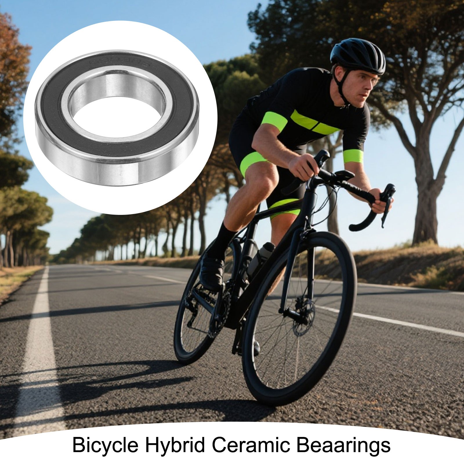 Ceramic Hybrid Ball Bearings 6903-2RS 17x30x7mm for ABEC5