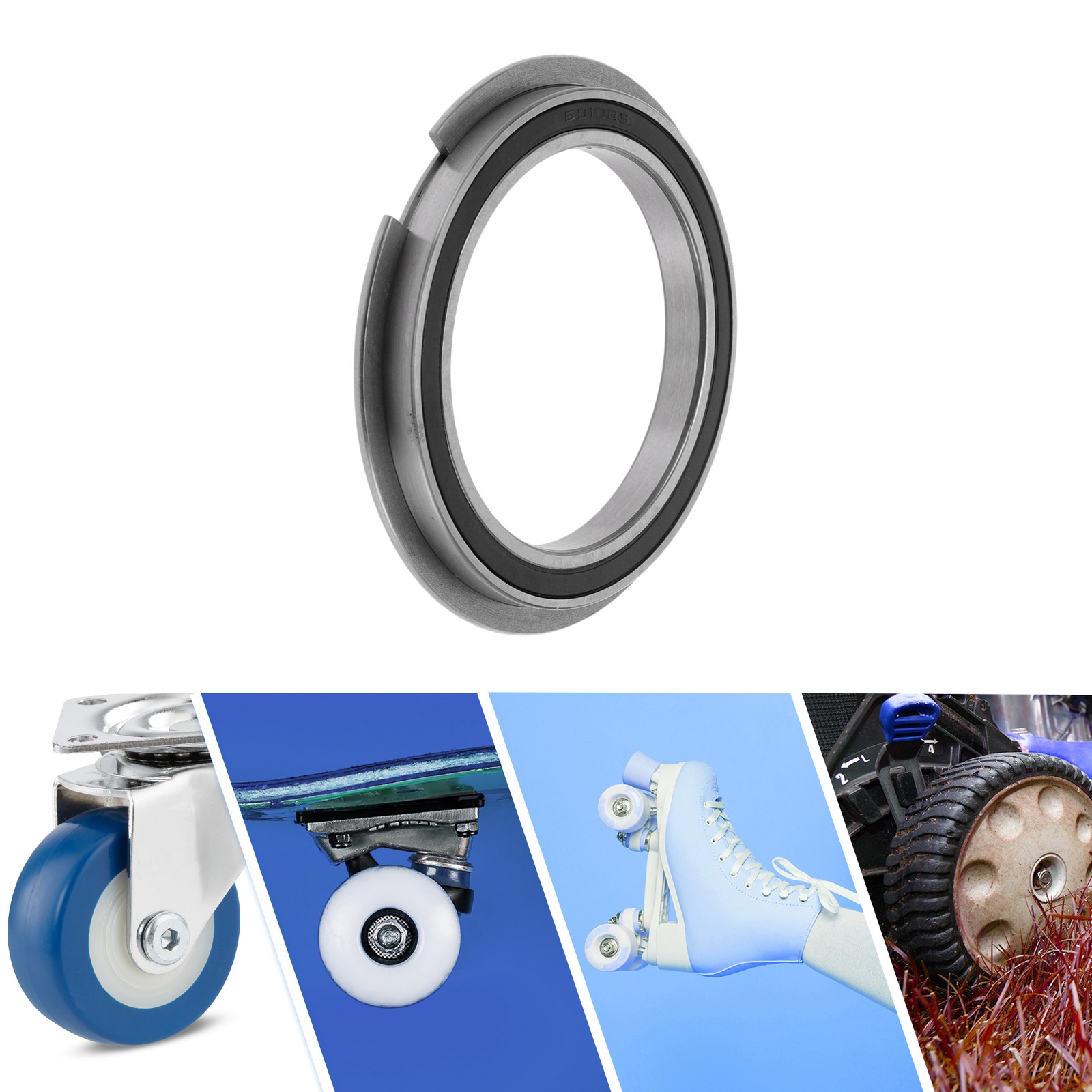 Ball Bearing 6810NR2RS 50x65x7mm for Skateboard/Scooter