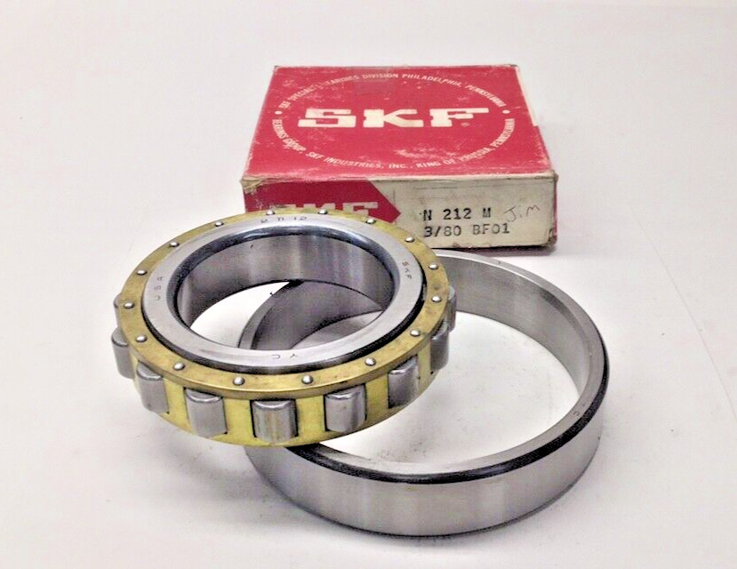 SKF N212M Cylindrical Roller Bearing 60x110x22 mm N212-M / 2N12