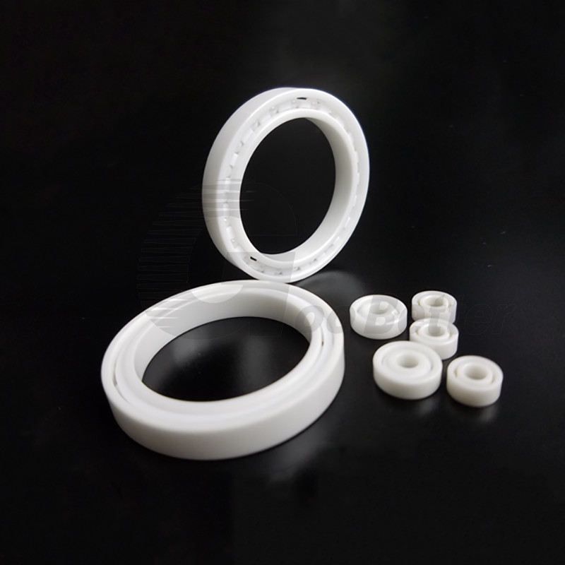 Miniature Ceramics Bearing ZrO2 Hybrid Ball Bearing Zirconium Oxide Bore 3mm-9mm