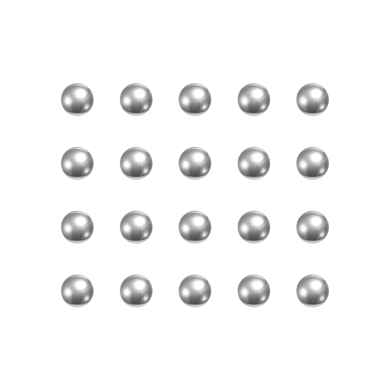 200pcs 3.5mm 201 Stainless Steel Bearing Balls G200 Precision