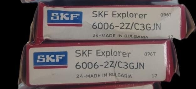 (2.Qty) 6006-2Z/C3GJN SKF Ball Bearing 30x55x13mm BRAND NEW IN BOX Lot of 2