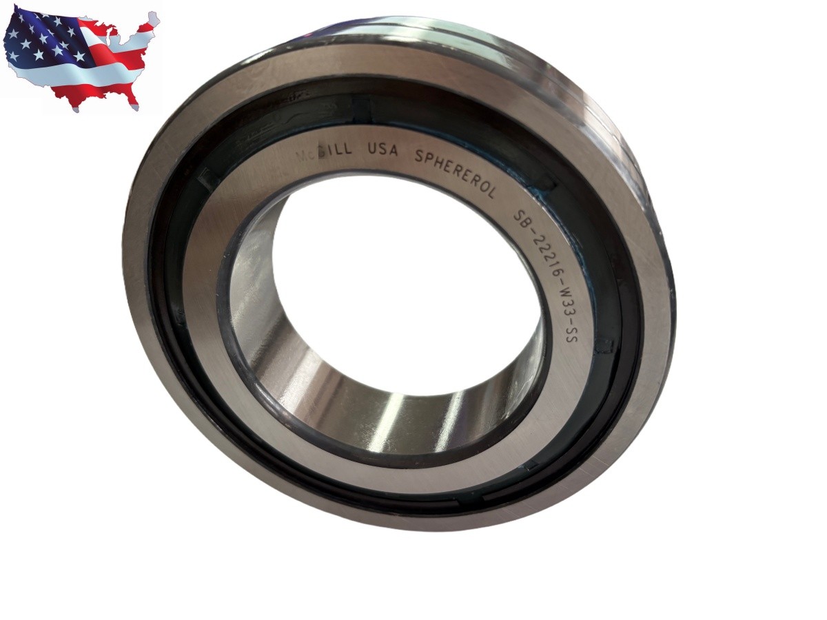 SB-22216-W33-SS For McGill Spherical Roller Bearing 80mm ID X 140mm OD X 33mm