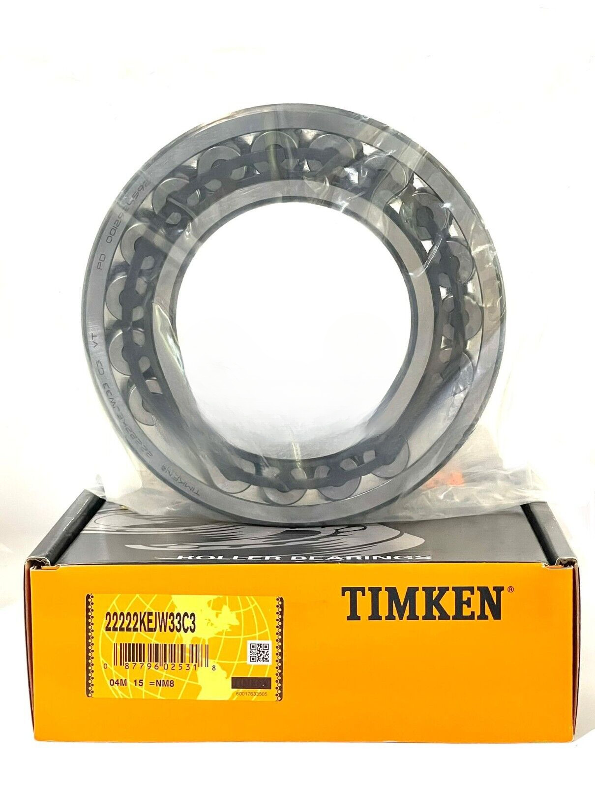 TIMKEN 22222KEJW33C3 SPHERICAL ROLLER BEARING 110x200x53mm Free Shipping