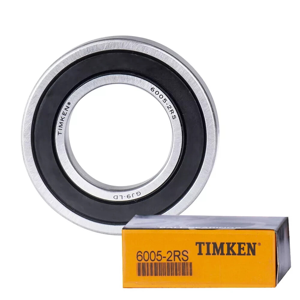 2PACK 6005-2RS TIMKEN Brand 25X47X12MM Double Rubber Seal Ball Bearings 6005RS