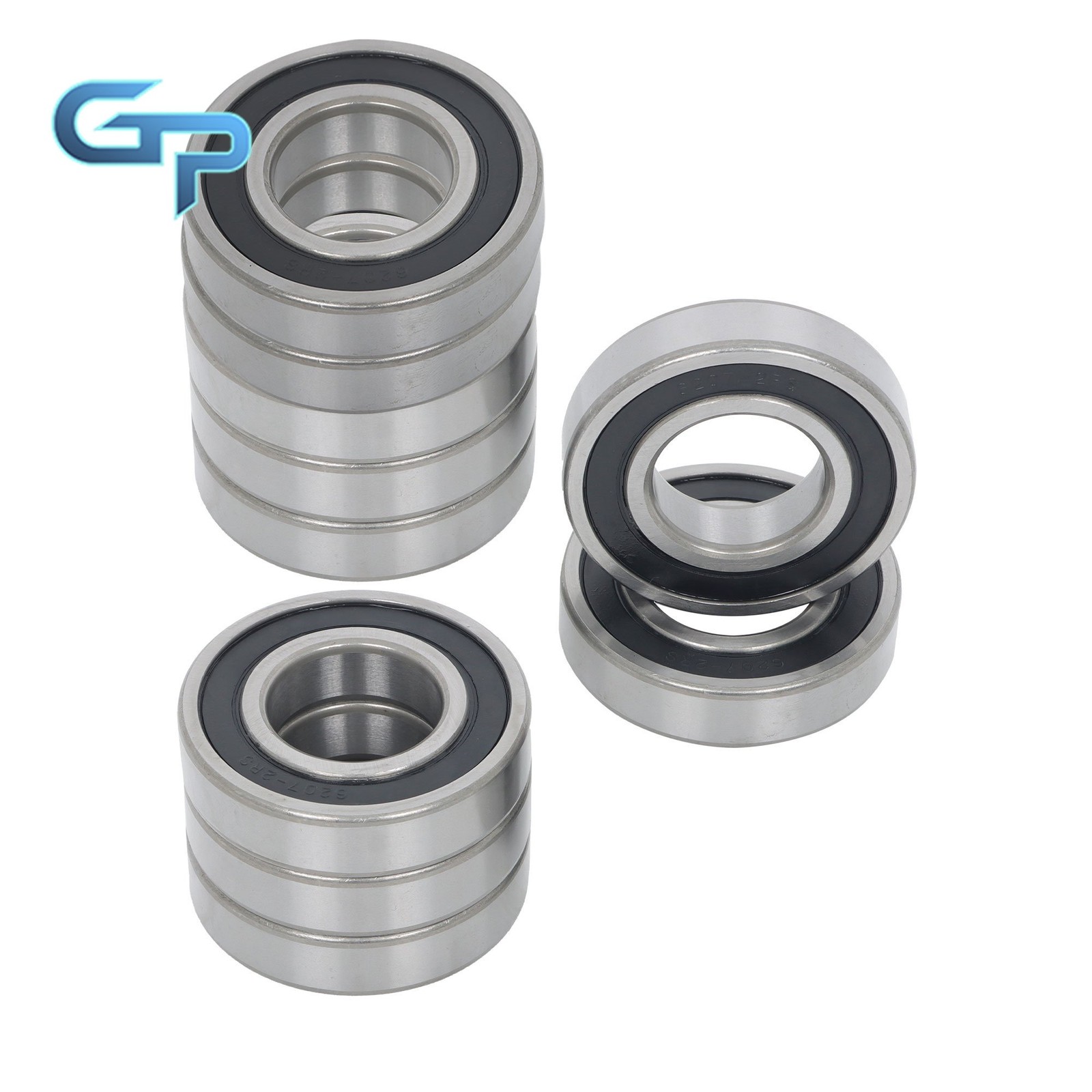6207-2RS Deep Groove Ball Bearings 10Pack 35x72x17mm Set