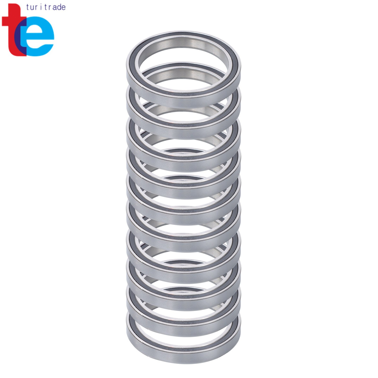 10pcs 6809-2RS Sealed Ball Bearings 45mm x58mm x7mm Industrial