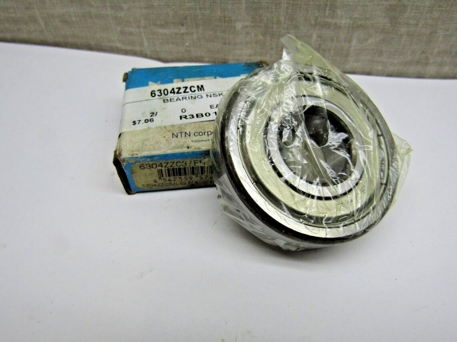 NTN 6304-ZZ C3 20mm X 52mm X 15 mm Metal Shielded Bearing