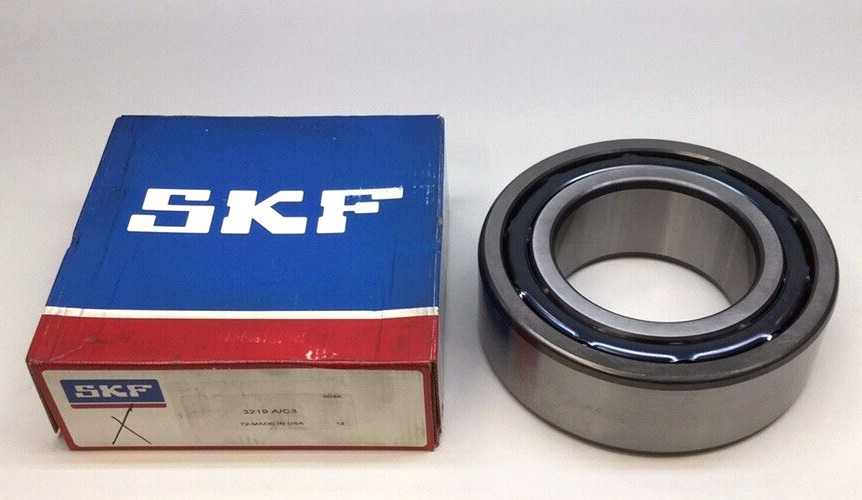 SKF 3219 A/C3 Angular Contact Ball Bearing 95mm ID X 170mm OD X 55.6mm Wide