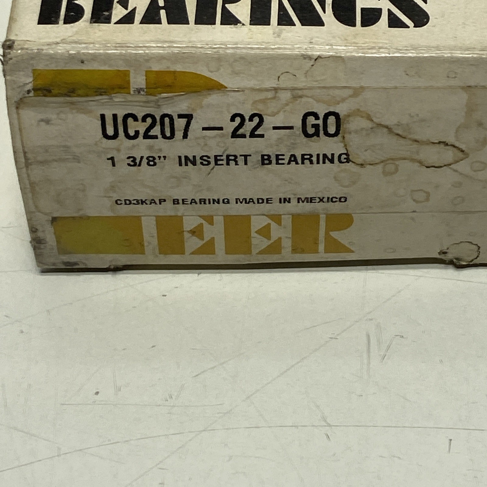 PEER Bearing UC207-22-G0 1 3/8” Bore