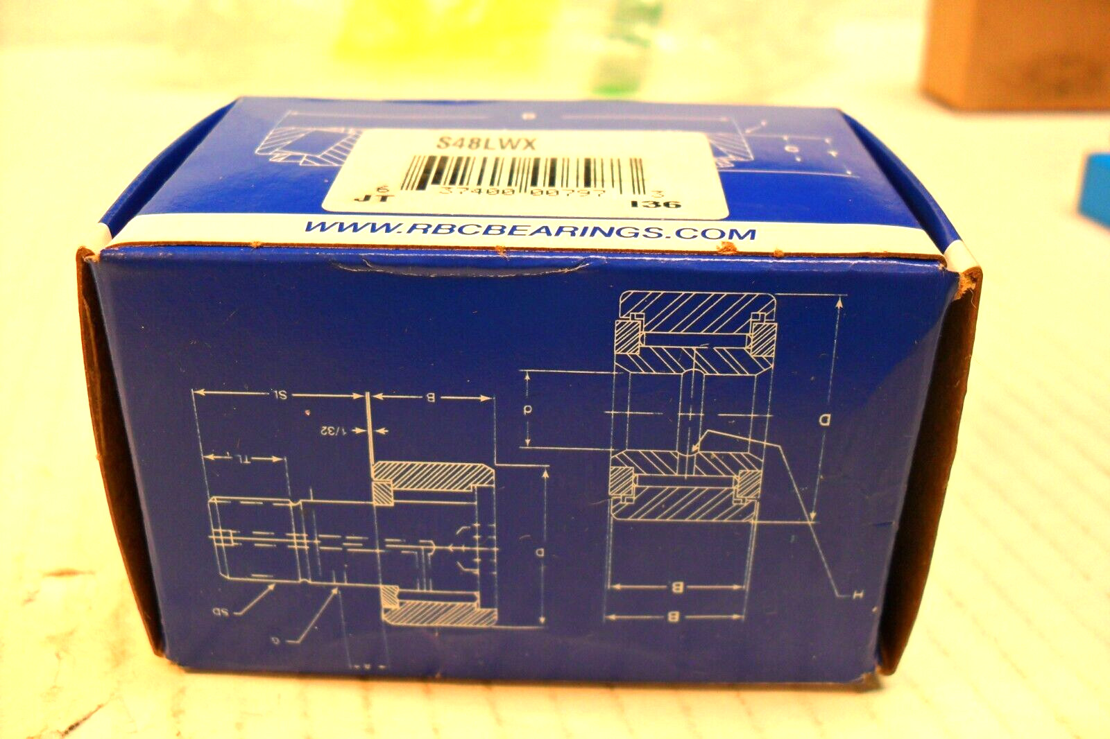 RBC S48LWX Cam Follower, New in Never Opened Box