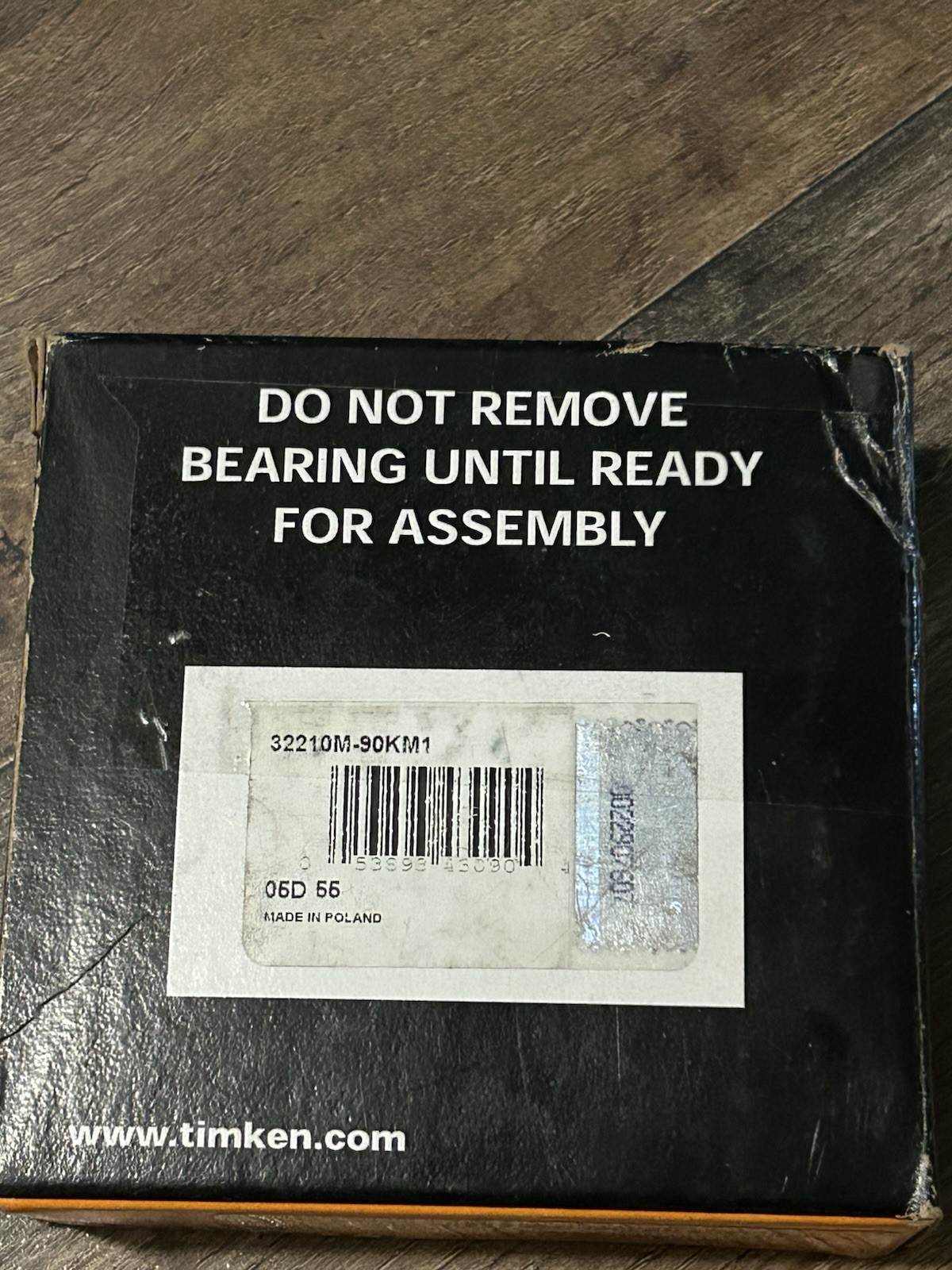 Timken Tapered Roller Bearing 32210M-90KM1 Model 32210M-90KM1 Made in Poland