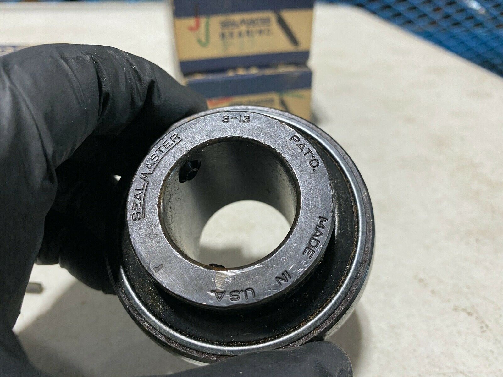 One Sealmaster 3-13 Bearing Insert, 1-3/16″ Bore, NOS