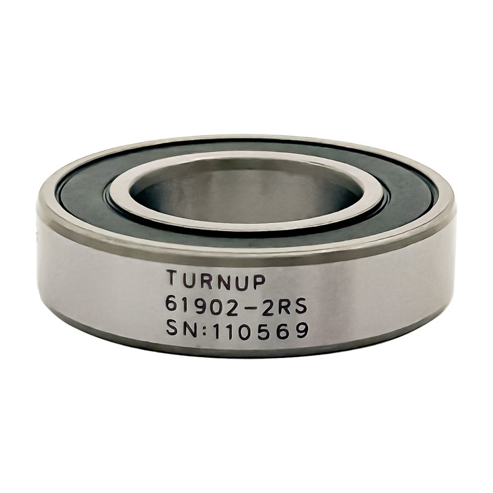 2 Pack TURNUP 61902-2RS 15x28x7mm Double Rubber Sealed Deep Groove Ball Bearings