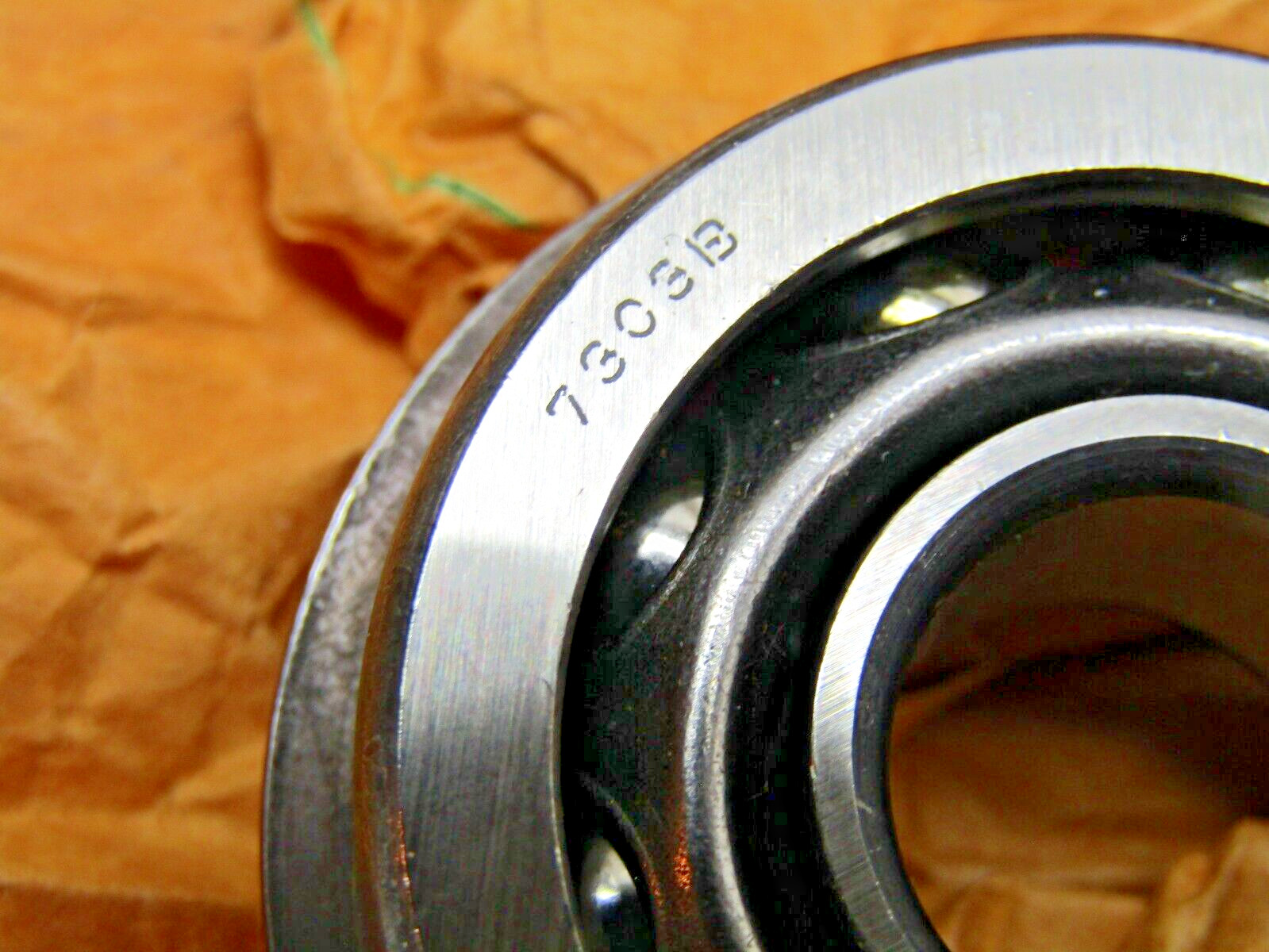 FAG Germany 7303B NR 17mm X 47mm X 14mm Angular Contact Snap Ring Bearing