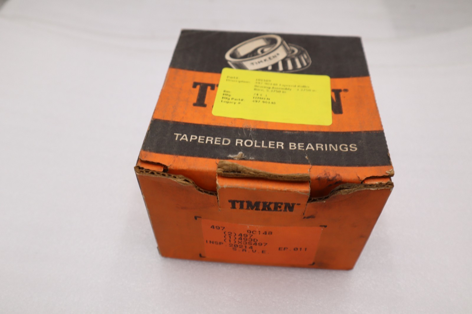 Timken 497 9C148 Tapered Roller Bearing Assembly – NEW IN BOX – STOCK 2921CC