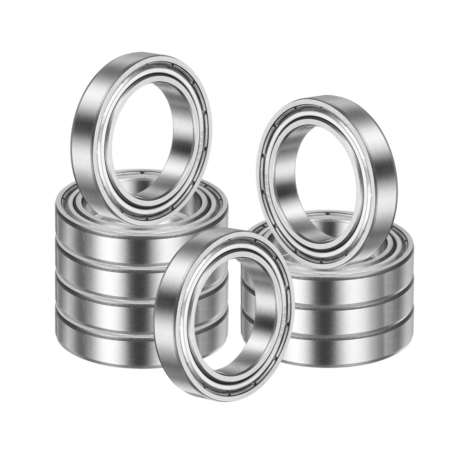 10 Pack 25 x 37 x 7mm 6805ZZ Deep Groove Ball Bearings, ABEC5