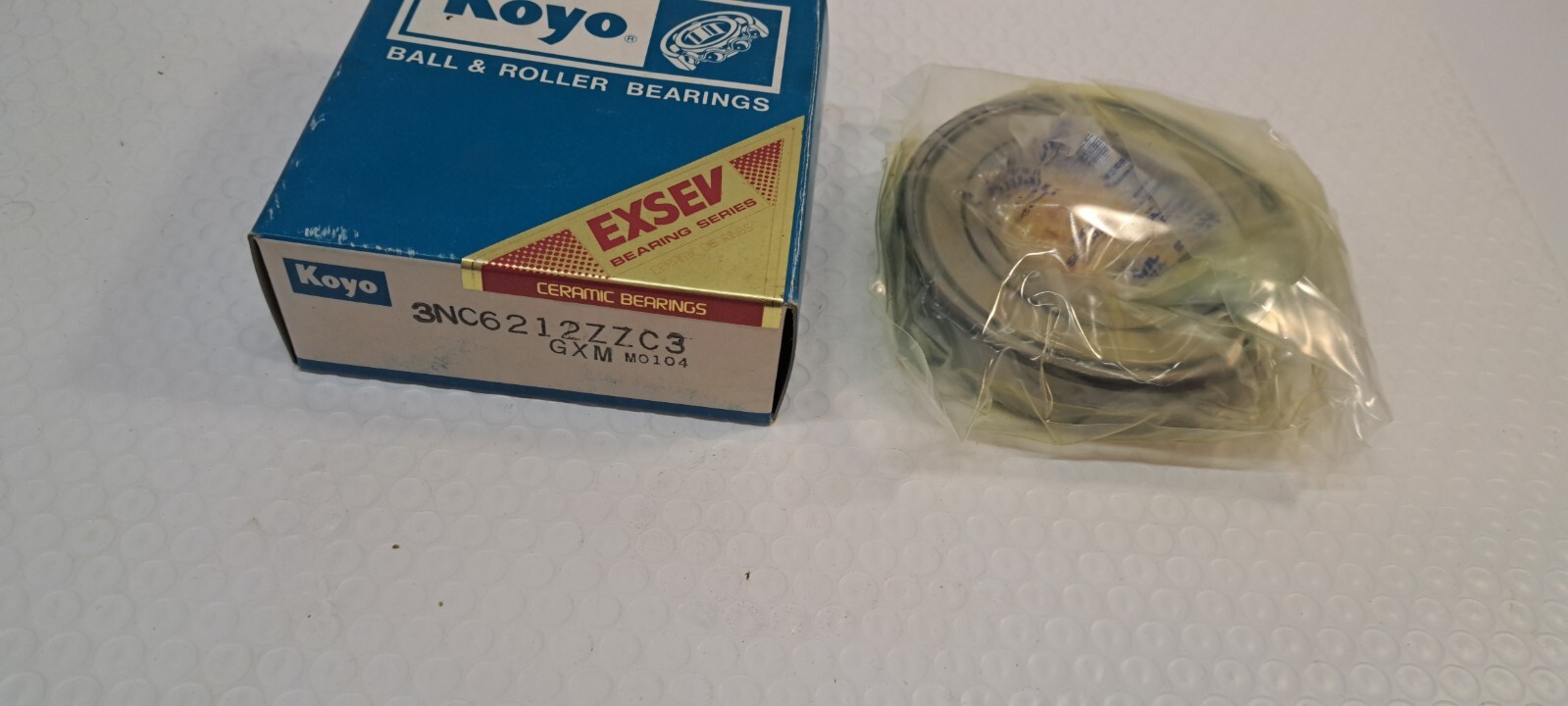 NOS Koyo 3NC6313ZZC3 GXM Ceramic Ball Bearings 65x140x33 Made In Japan