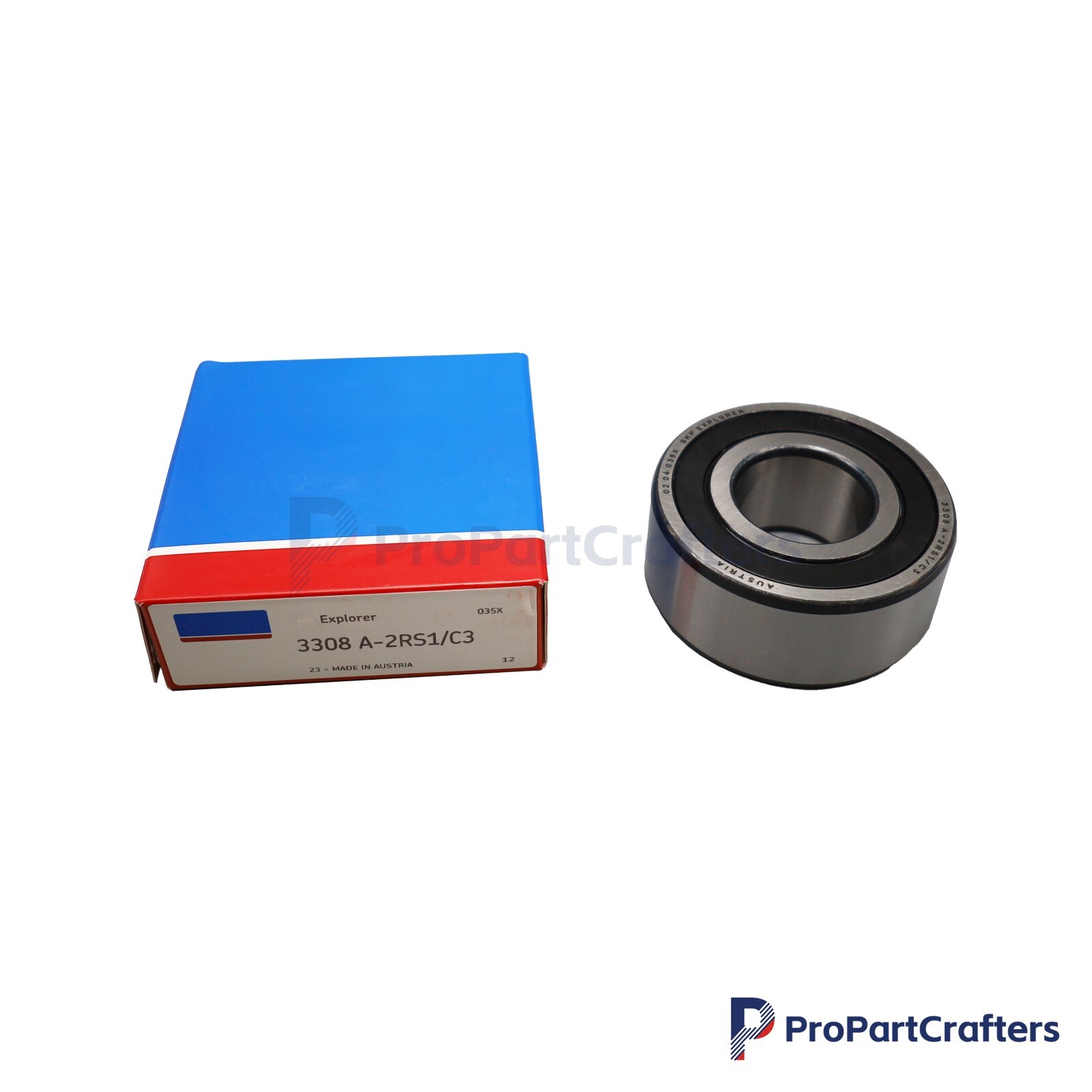 NEW Fits SKF 3308 A 2RS1/C3 Double Row Angular Contact Ball Bearing 40x90x36.5mm