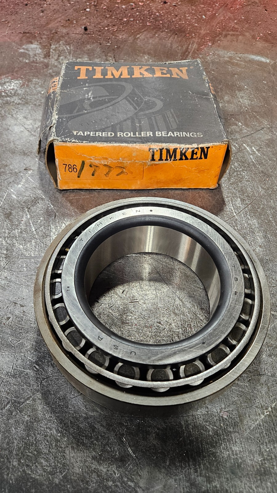 Timken 786/772 Taper Bearing Cone & Cup 4-1/8″ ID 7-1/8″ OD 789 772
