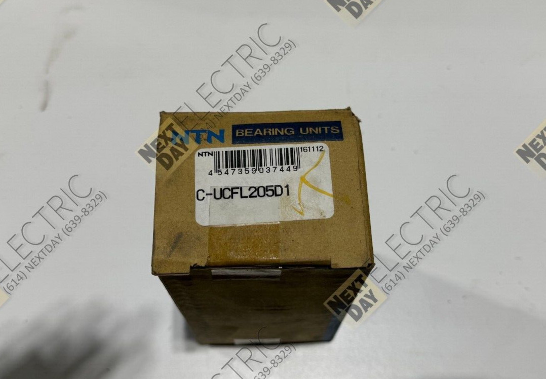 NTN, C-UCFL205D1, UCFL Rhombus Flange Mount Ball Bearing 161112 Set Screw Cast