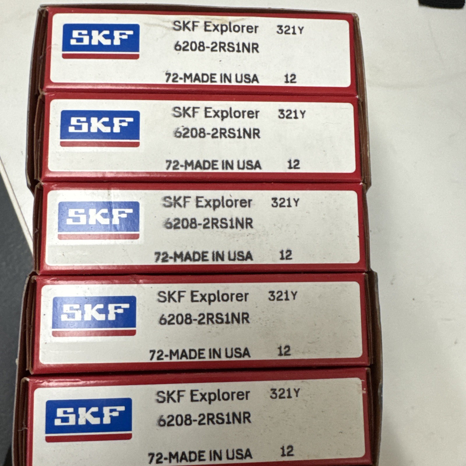 SKF Bearing Part # 6208-2RS1NR