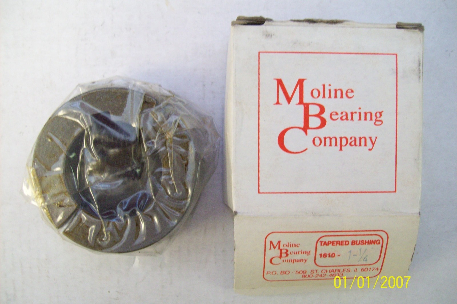“LOT OF 2″ NEW 1610 TAPERED BUSHING BEARING 1610 , 1-1/4″ , 1610-1-1/4”