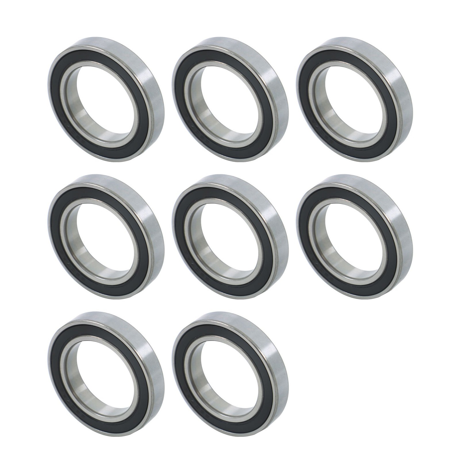 6907-2RS Deep Groove Bearings 10pcs 35x55x10mm Rubber Sealed Set
