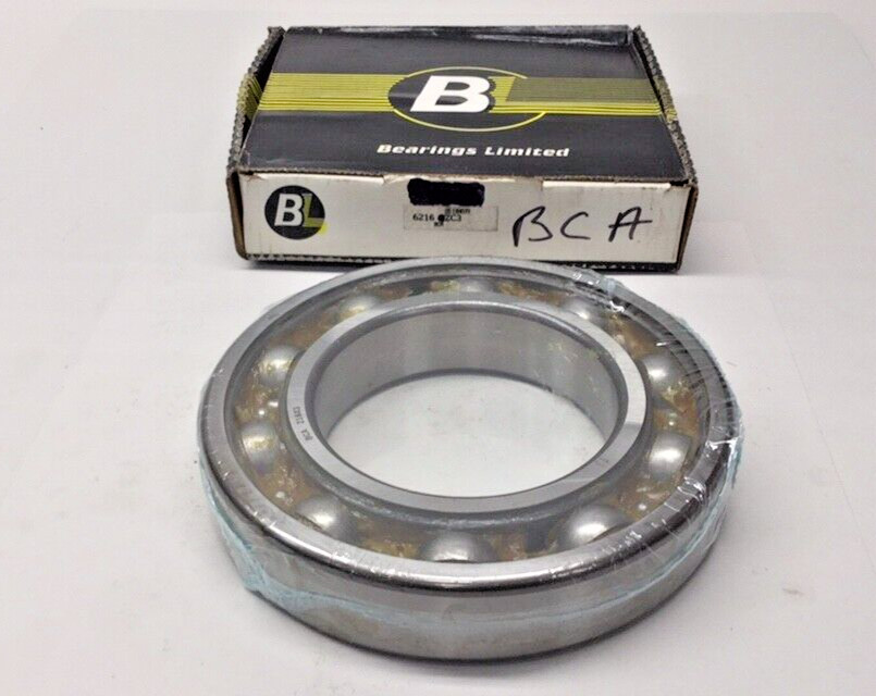 BL Bearings Limited 6216ZC3 Ball Bearing Single-Shielded (made by Bower BCA)