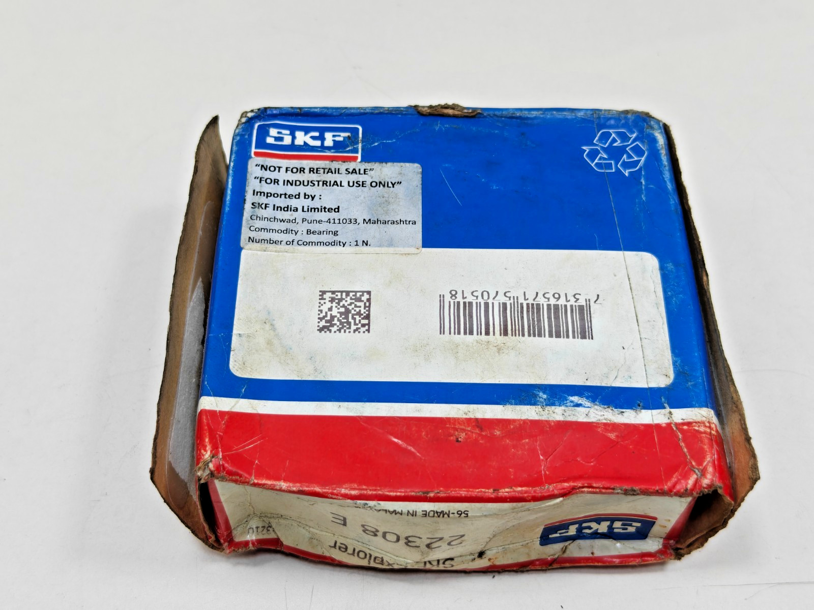22308E SKF Explorer Spherical Roller Bearing SKF 22308-E 40x90x33 mm