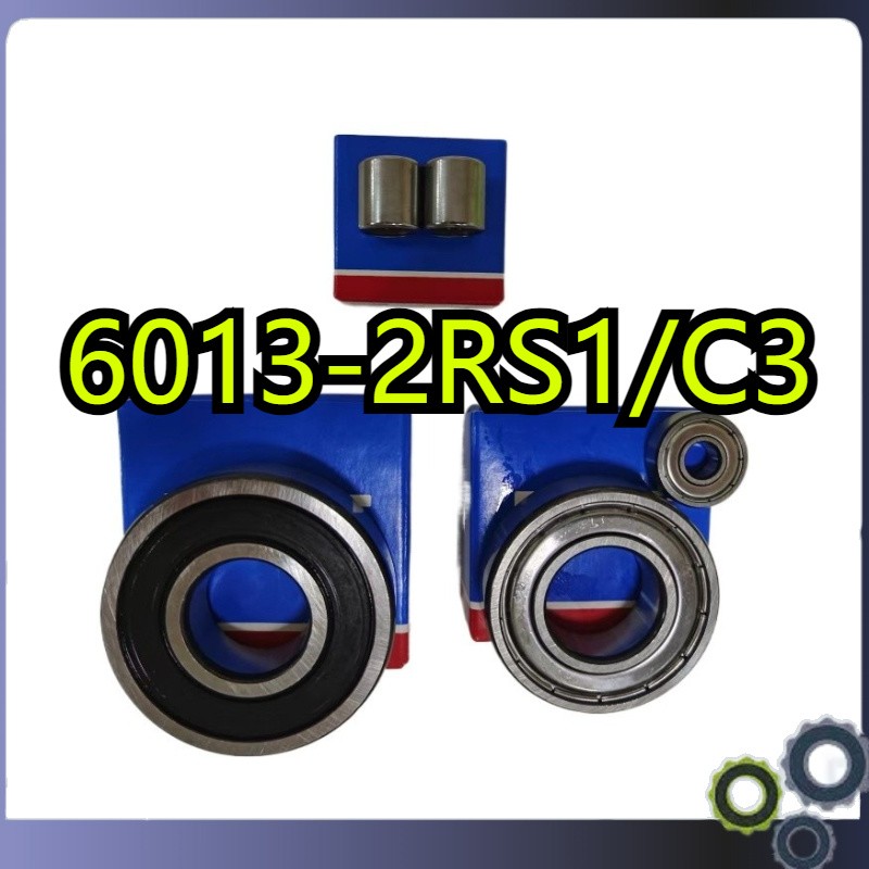 1 PC New 6013-2RS1/C3 Single Row Deep Groove Ball Bearing Fast Delivery