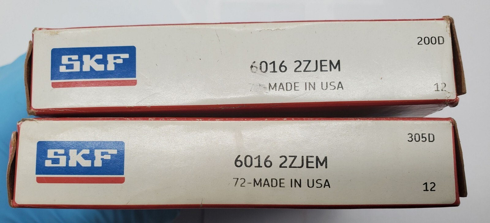 One(1) SKF 6016-2ZJEM / 60162ZJEM Single Row Ball Bearing