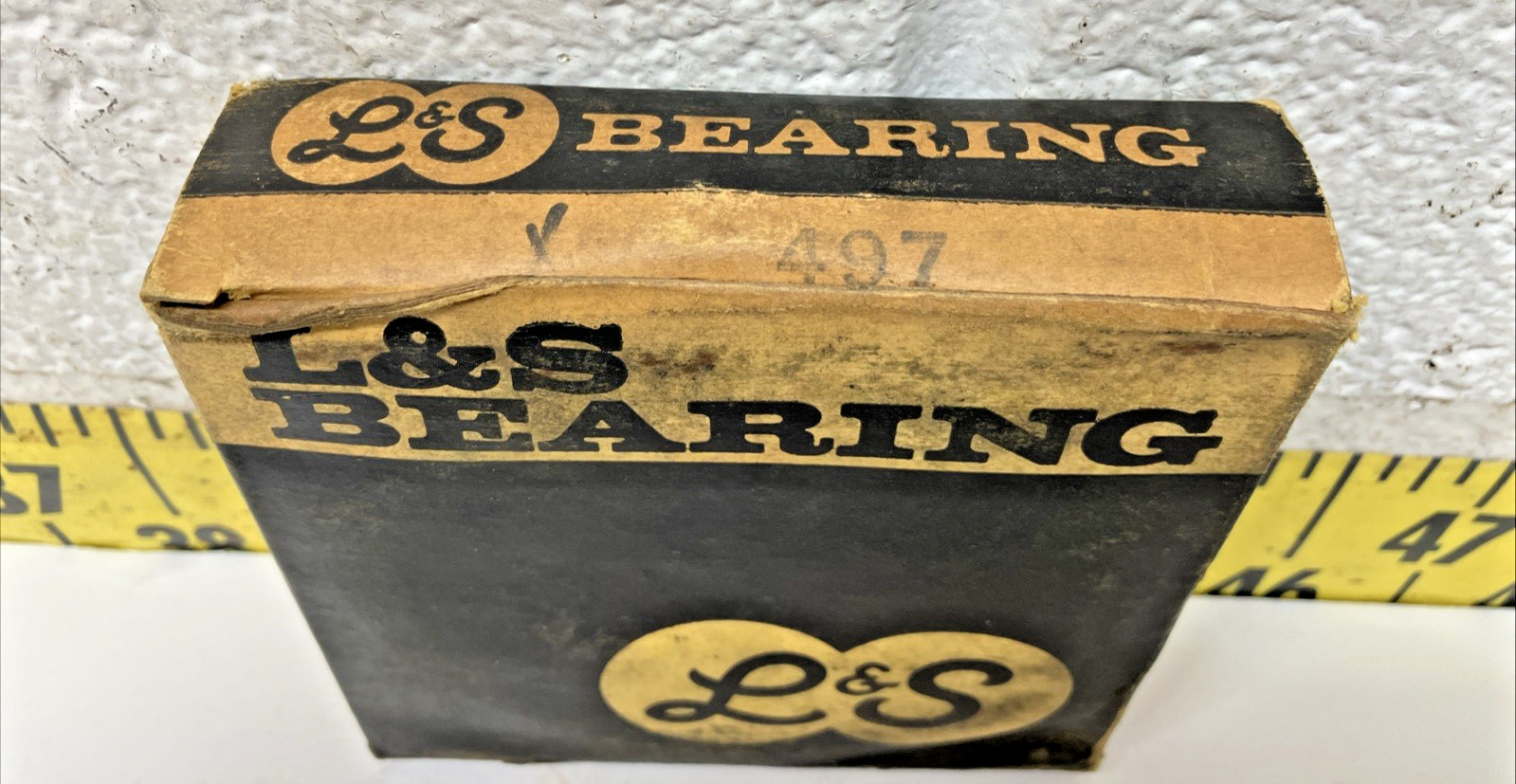 NOS Timken Tapered Roller Bearing 497 Bore: 3.37″ x OD 5.375″ x Width 1.172″ (1)